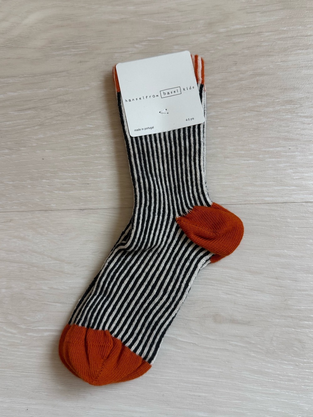 NWT Hansel From Basel Mini Umbrella Crew Socks Kids 4-5 yrs